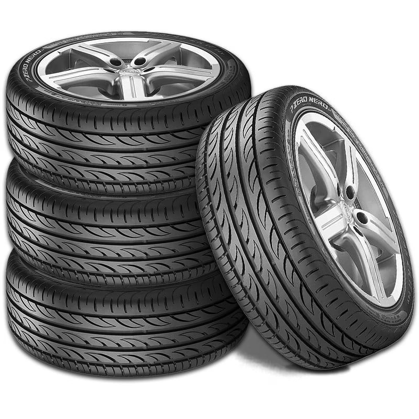 4 Pirelli P ZERO Nero All Season 245/40R18 97V 400AAA High Performance Tires P1830300 / 245/40/18 / 2454018