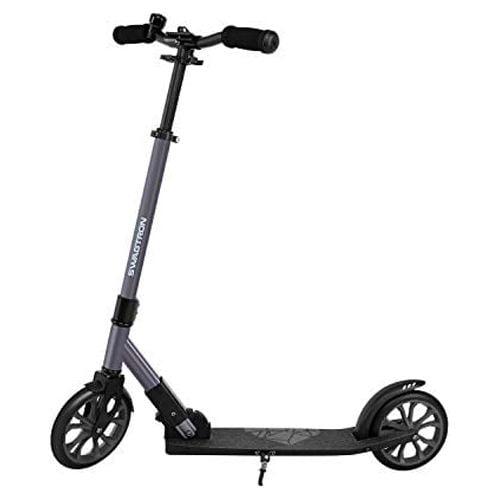 Swagtron K8 Titan Commuter Kick Scooter for Adults. Teens. Foldable. Lightweight Height-Adjustable