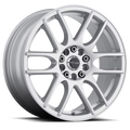Raceline 141S-Mystique 16  Cast Aluminum Wheel, MYSTIQUE SILVER 16X7 5X100/5X114.3 +40mm
