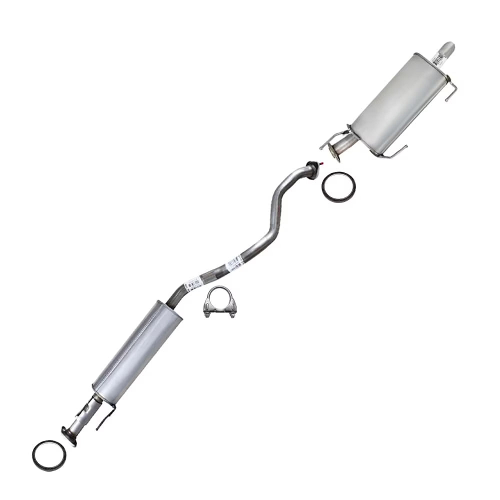 Stainless Steel Exhaust Resonator Pipe & Muffler Fits 2011-2017 Nissan Juke 1.6L - Direct-Fit
