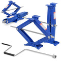 Magshion 2.5 Ton Scissor Jack Set of 4, 5000lbs Heavy Duty Car Jack Kit for Changing Tires Tools, Stabilizer Leveling Scissor Jacks with Handle, Blue