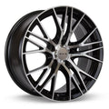 RTX Vertex 17x7.5 5x114.3 ET40 C73.1 Black Machined Wheel