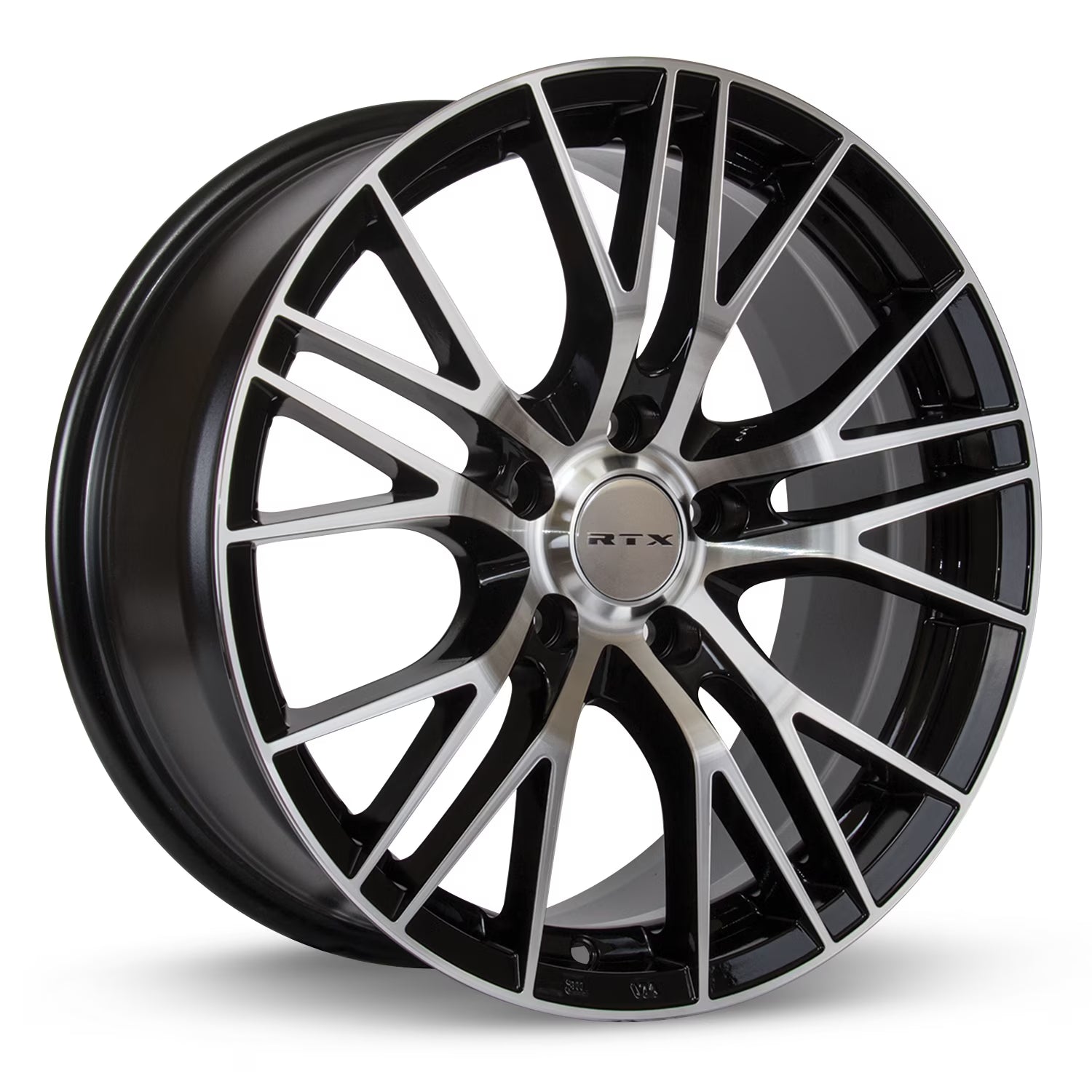 RTX Vertex 17x7.5 5x114.3 ET40 C73.1 Black Machined Wheel