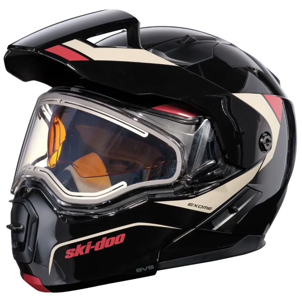 Ski-Doo Exome Sport Radiant Snow Helmet Full Face Heated Anti-Fog FMVSS 218 Brick Red - 9290881633