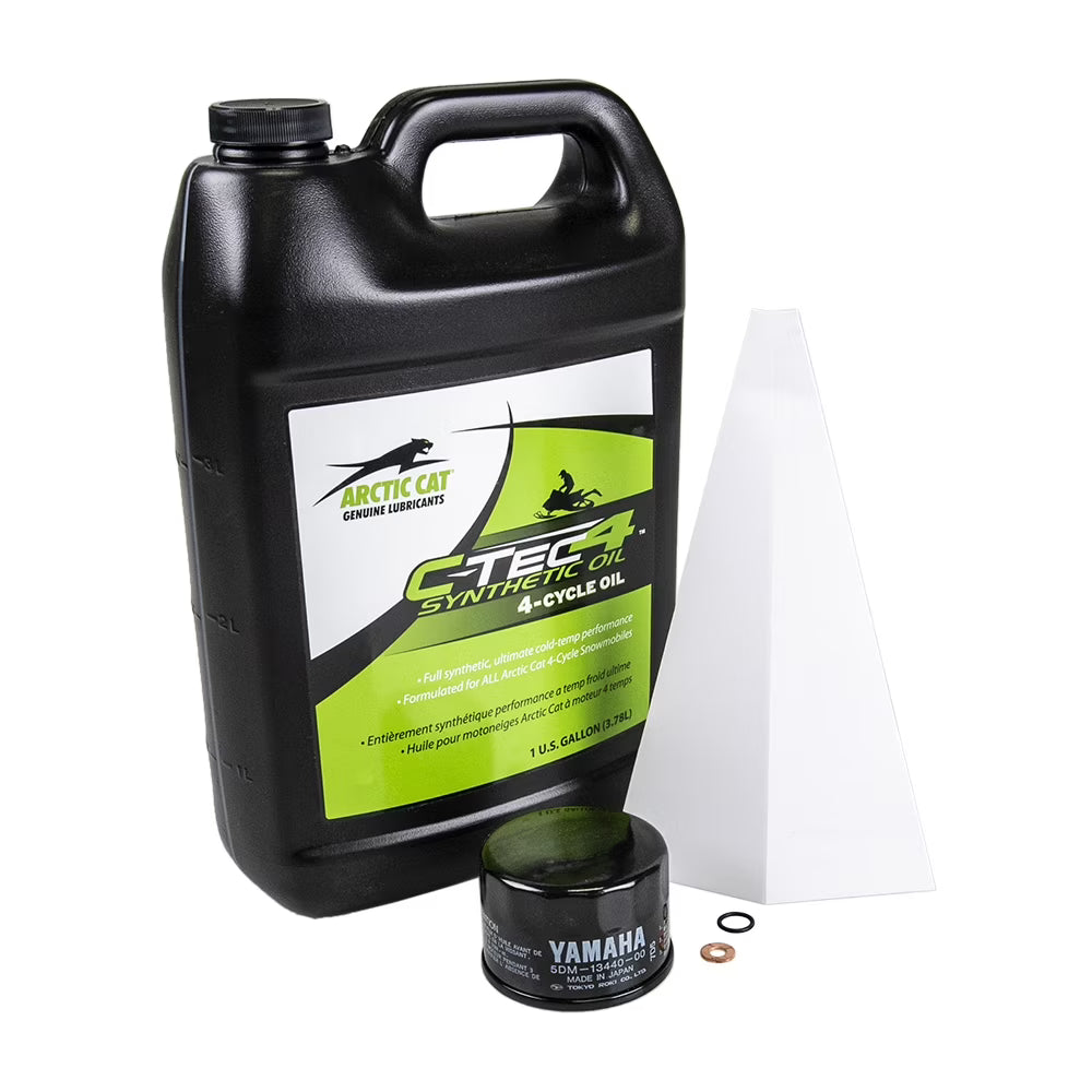 Arctic Cat 6639-529 C-TEC4 Synthetic Engine Oil Change Kit 4-Cycle 7000 9000
