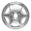 Remanufactured Machined and Painted Silver Aluminum Wheel 16 x 7.5 fits 1997-2000 Mercedes-Benz C230
