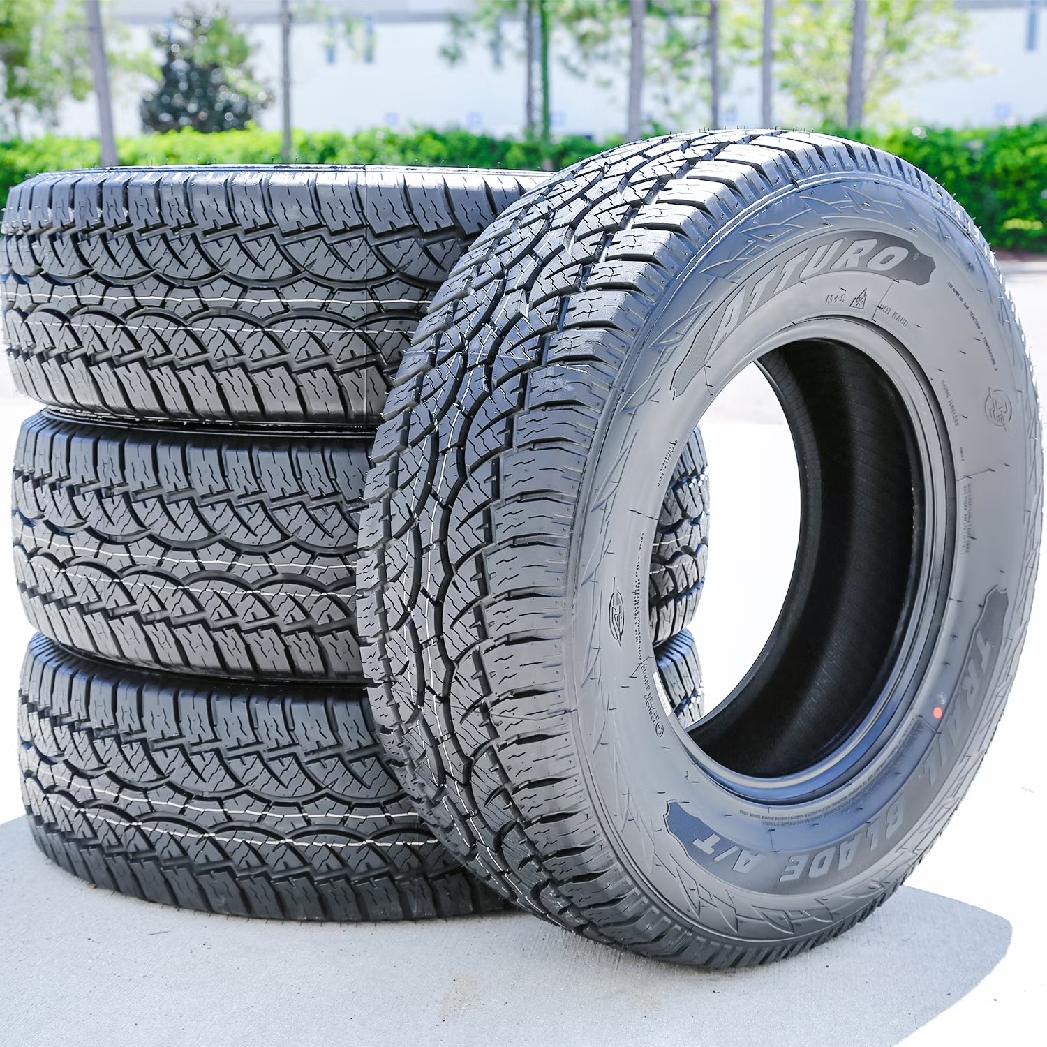 Set of 4 Atturo Trail Blade A/T 265/60R18 110T All Terrain Tires