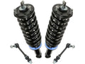 Front Strut Coil Spring Sway Bar Link Kit - 4 Piece - Compatible with 2001 - 2007 Toyota Sequoia 2002 2003 2004 2005 2006