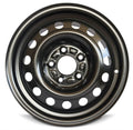 Road Ready Replacement 15 inch Steel Wheel Rim For Hyundai Elantra (2017-2018) 5 Lug 4.50  Black