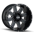 17 x 9 in. ION Type 141 6 x 135 Bolt Pattern 13 mm Offset 106 mm mm Hub Gloss Black Wheel