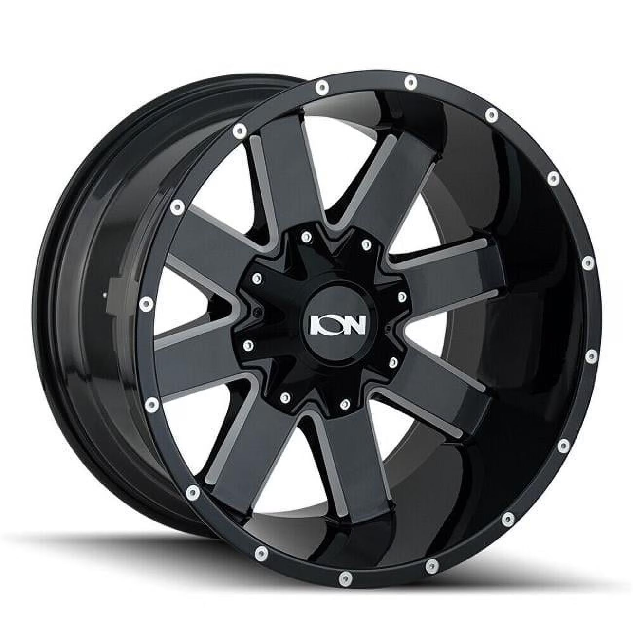 17 x 9 in. ION Type 141 6 x 135 Bolt Pattern 13 mm Offset 106 mm mm Hub Gloss Black Wheel