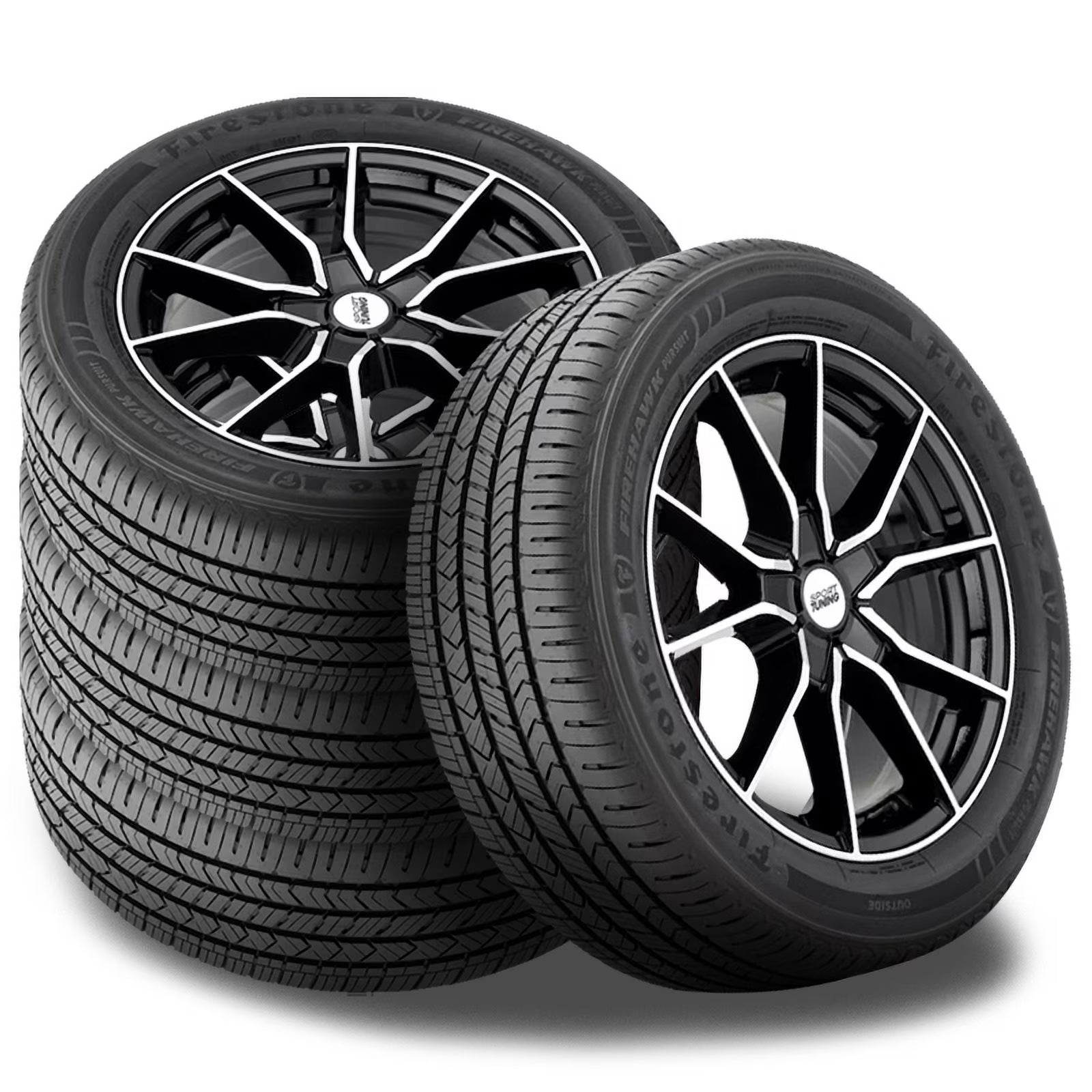 4 Firestone Firehawk Pursuit 275/55R20 113V All Season Performance Tires 640AAA FS008921 / 275/55/20 / 2755520