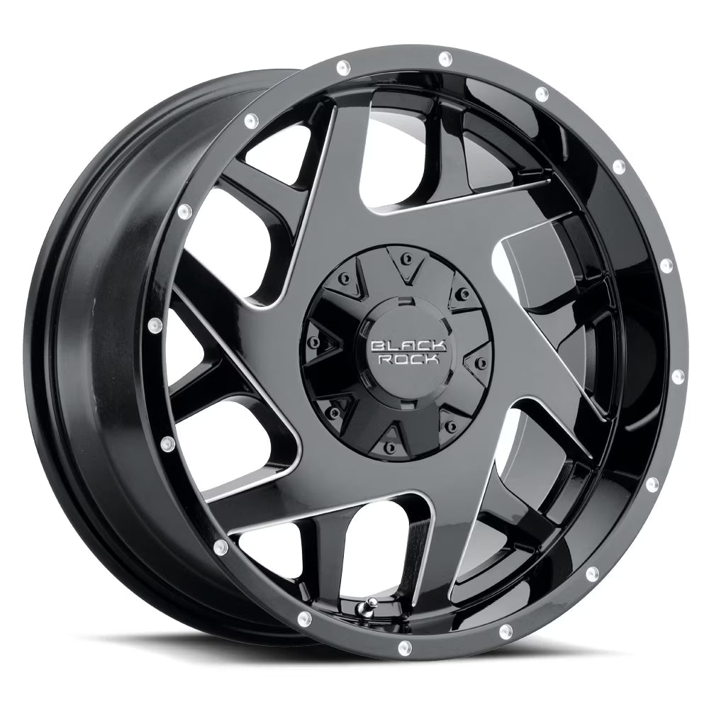 17  Black With Natural Accents 935B Fury II Wheel by Cragar 1722400731