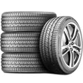 Set of 4 (FOUR) Bridgestone DriveGuard Plus 225/45R17 91W XL AS A/S High Performance Run Flat Tires Fits: 2017-19 Chevrolet Cruze Diesel, 2021 Toyota Corolla S