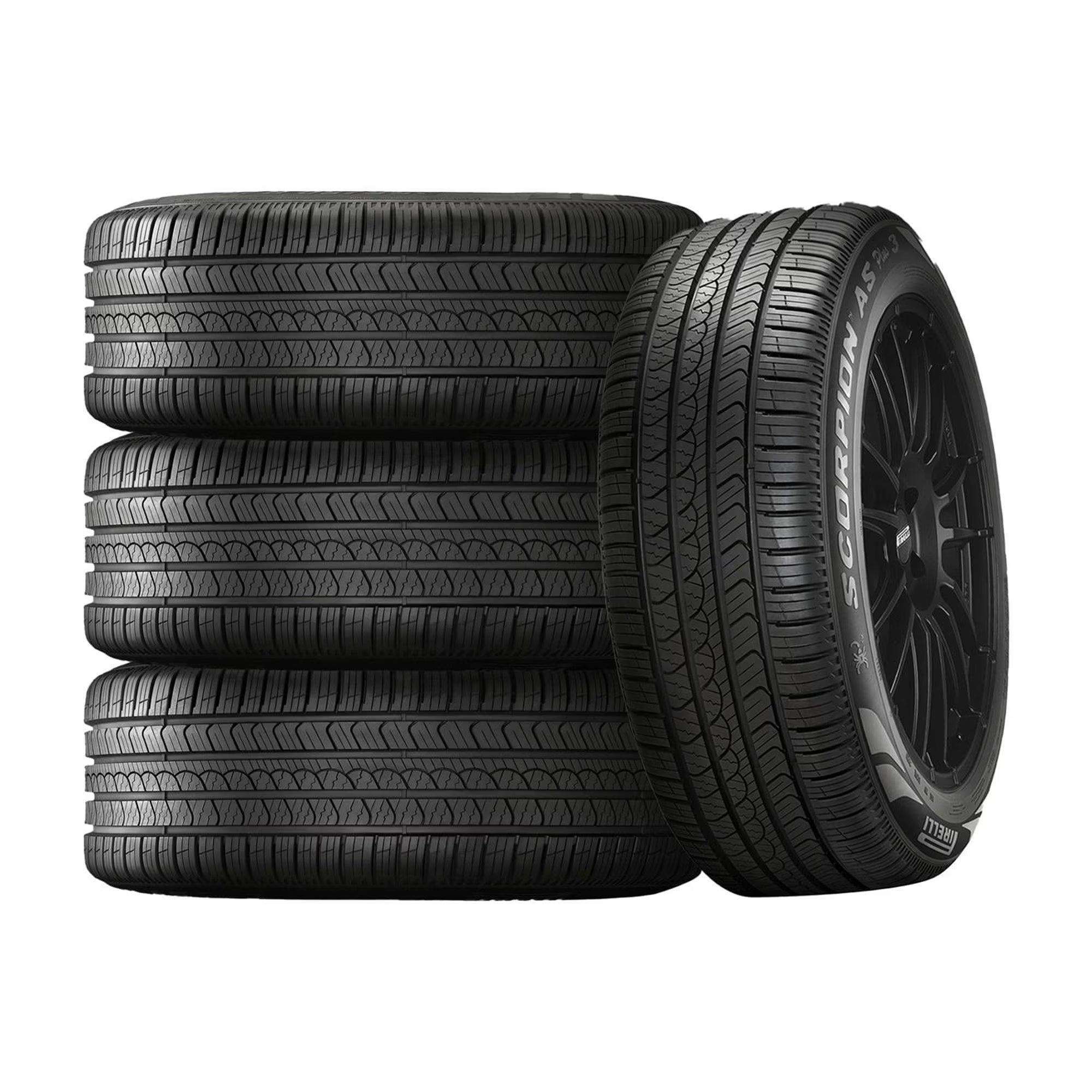 Set of 4 Pirelli Scorpion All Season Plus 3 235/55R19 105V XL Tires Fits: 2010-16 Chevrolet Equinox LTZ, 2017-18 Honda CR-V EX-L
