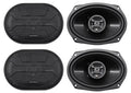(4) Hifonics ZS693 6x9  1600 Watt Car Audio Coaxial Speakers
