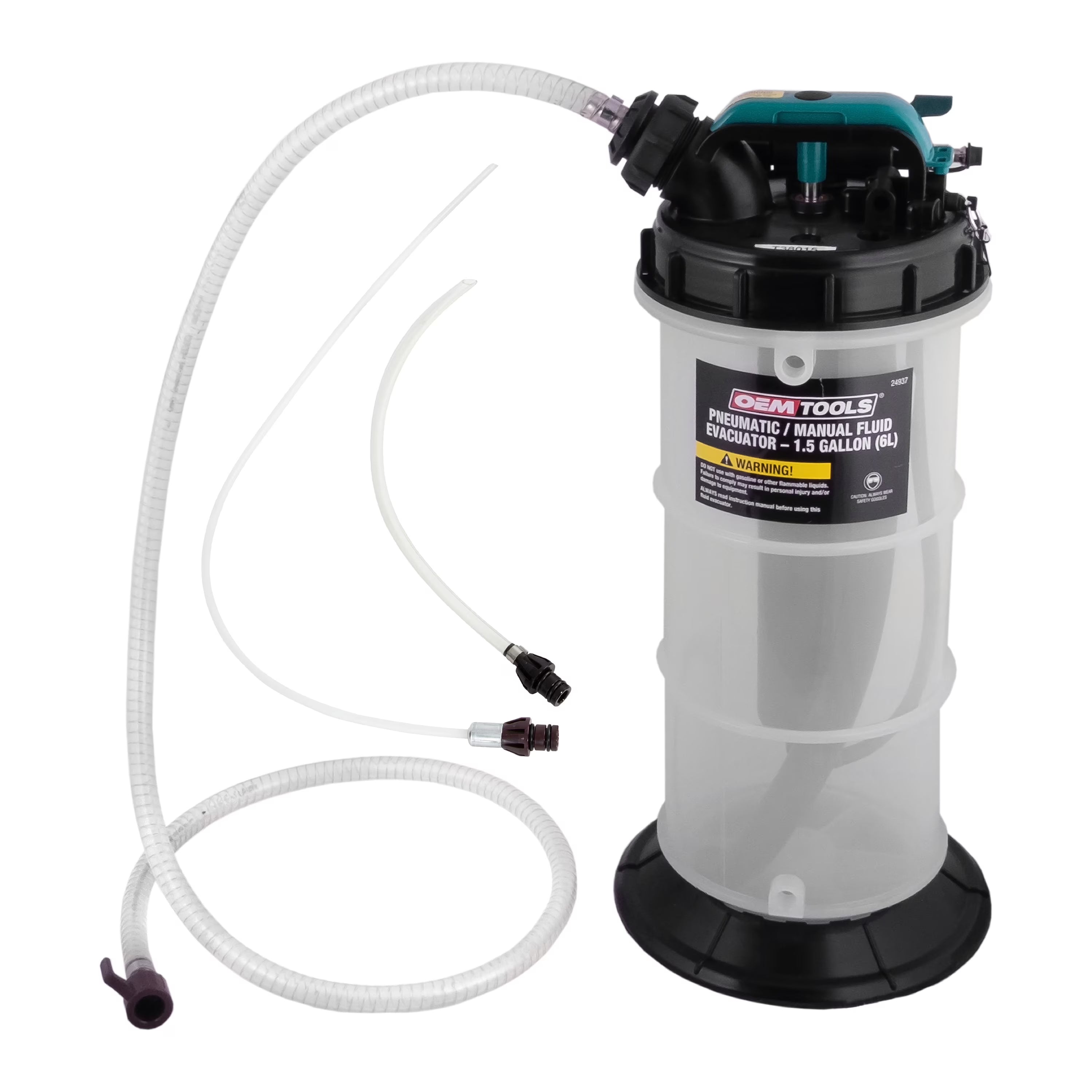 OEMTOOLS 24937 Pneumatic/Manual Fluid Extractor 1.5 Gallon (6L)