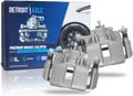 Detroit Axle - 2pc Front Brake Calipers for Honda Accord TL TSX CL, Brake Calipers with Brackets Replacement