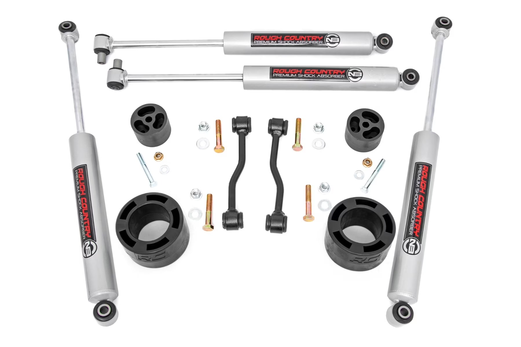 Rough Country 2.5  Suspension Kit for 2020-2023 Jeep Gladiator JT 4WD - 63430A