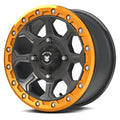 Bullite Wheels BT-03 Ruler 15in UTV ATV SXS Beadlock Rims 15x7 Orange | 4x137 | 5+2 Offset | Can-Am Maverick X3 Commander Renegade Outlander Defender