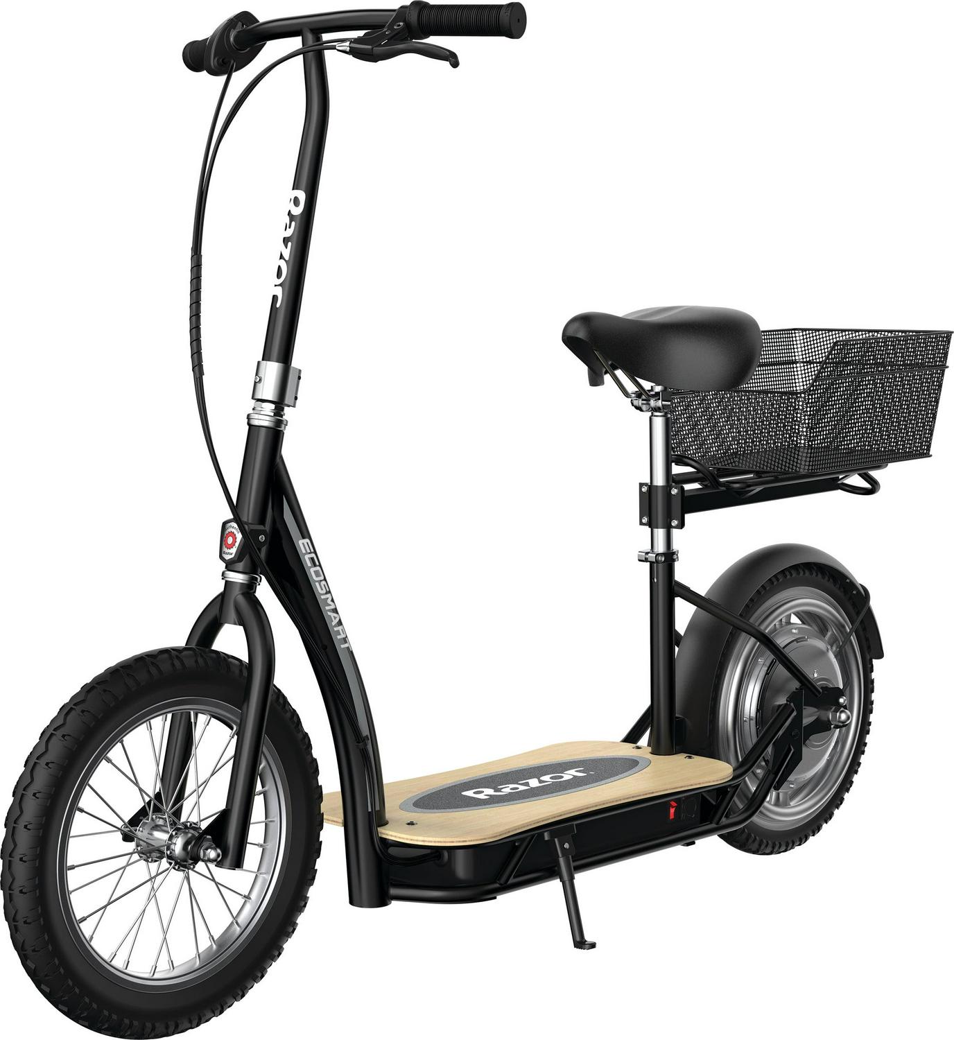 Razor EcoSmart Metro HD Seated Electric Scooter ¨C Black. up to 15.5 mph. for Teen and Adult