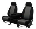 CalTrend Rear 60/40 Split Bench EuroSport Seat Covers for 2017-2022 Ford F-250-350 - FD556-08HB Light Grey Insert with Black Trim