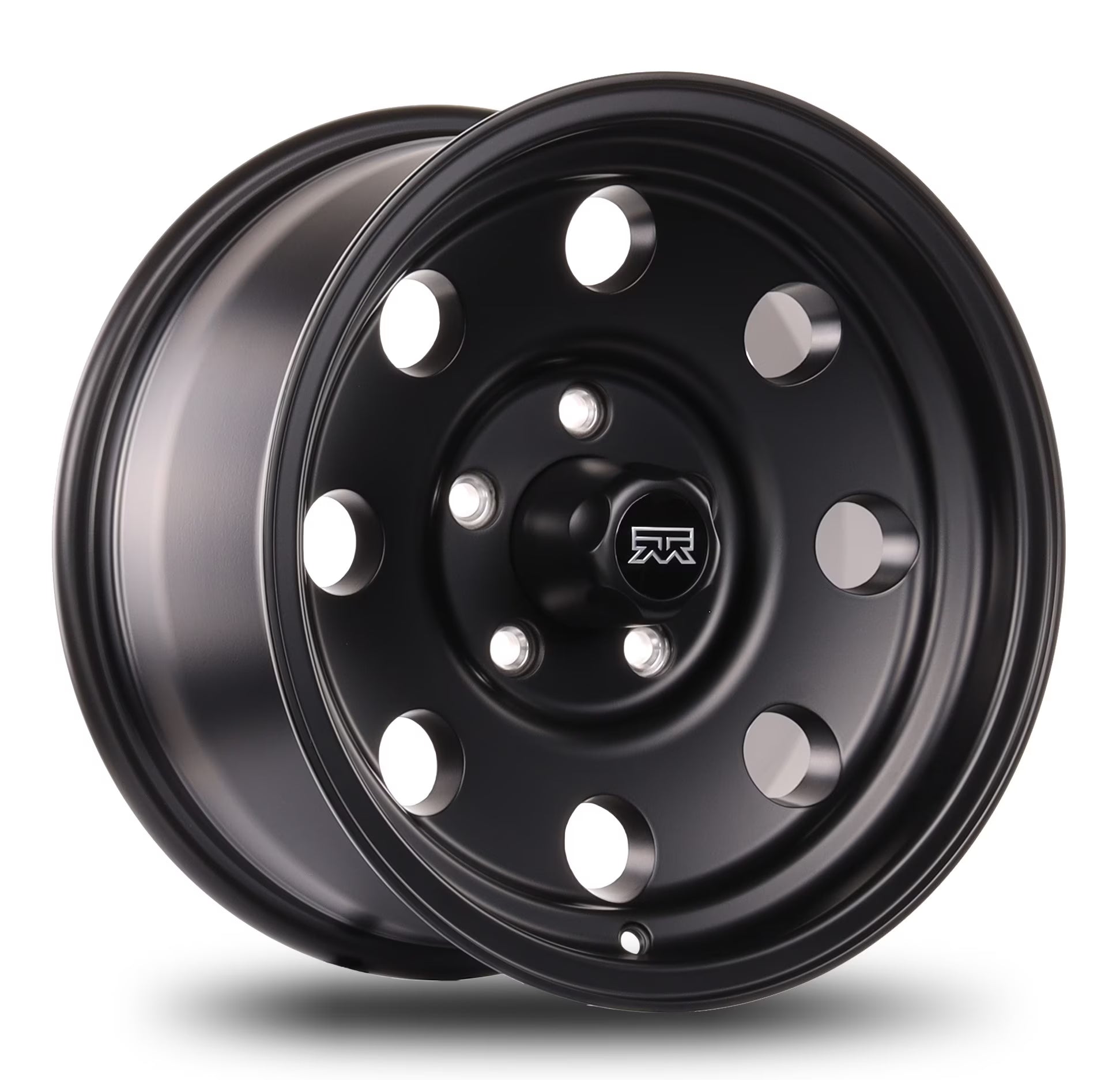 16x8 Mudder Trucker MT614 Diesel Satin Black 5x127 5x5 ET0 wheel rim