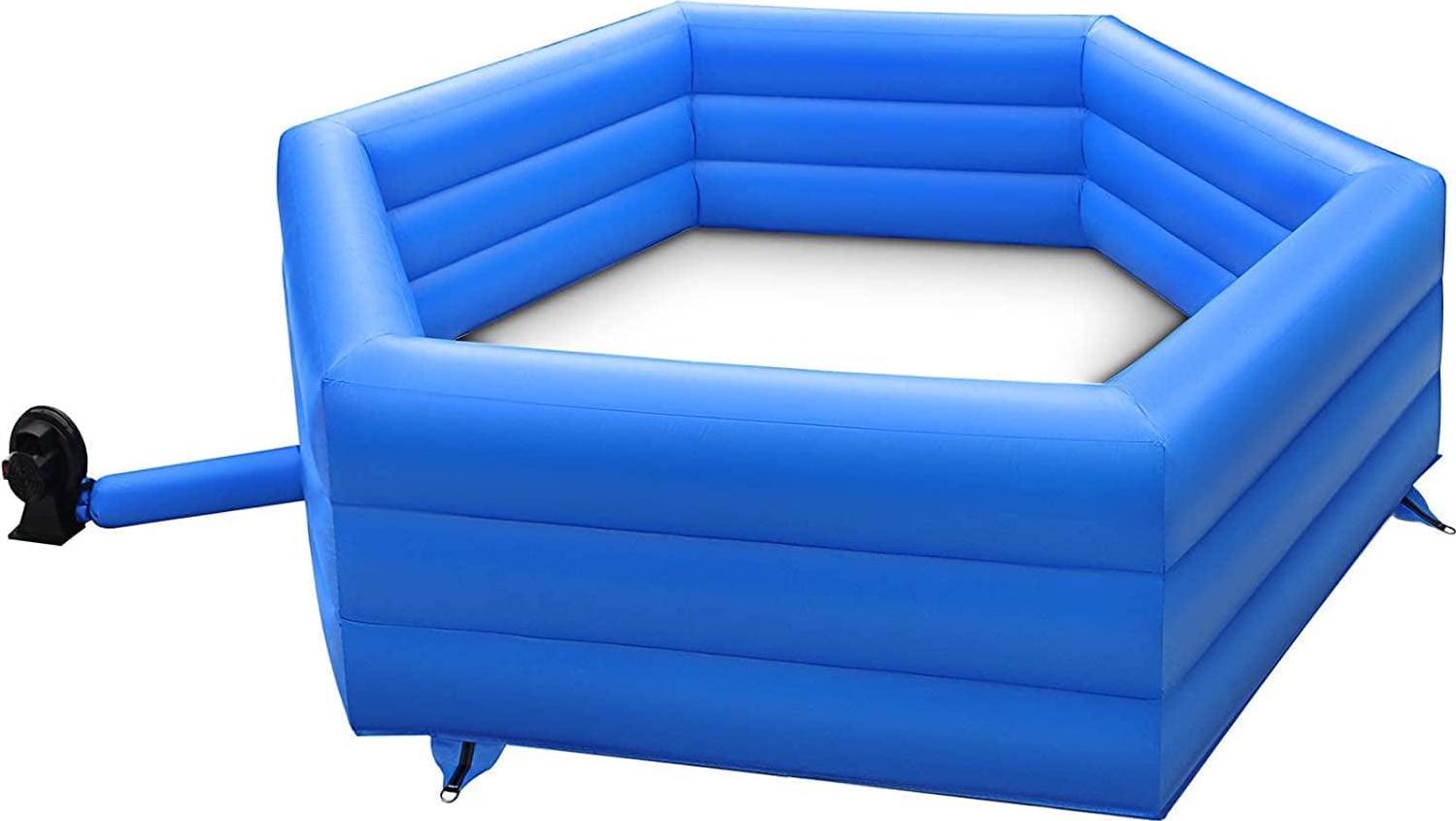 VEVOR Portable Gaga Ball Pit 15ft Inflatable with Electric Air Pump.Gaga Ball Pit Kit Inflatable Court for Outdoor Indoor Children Family Activity