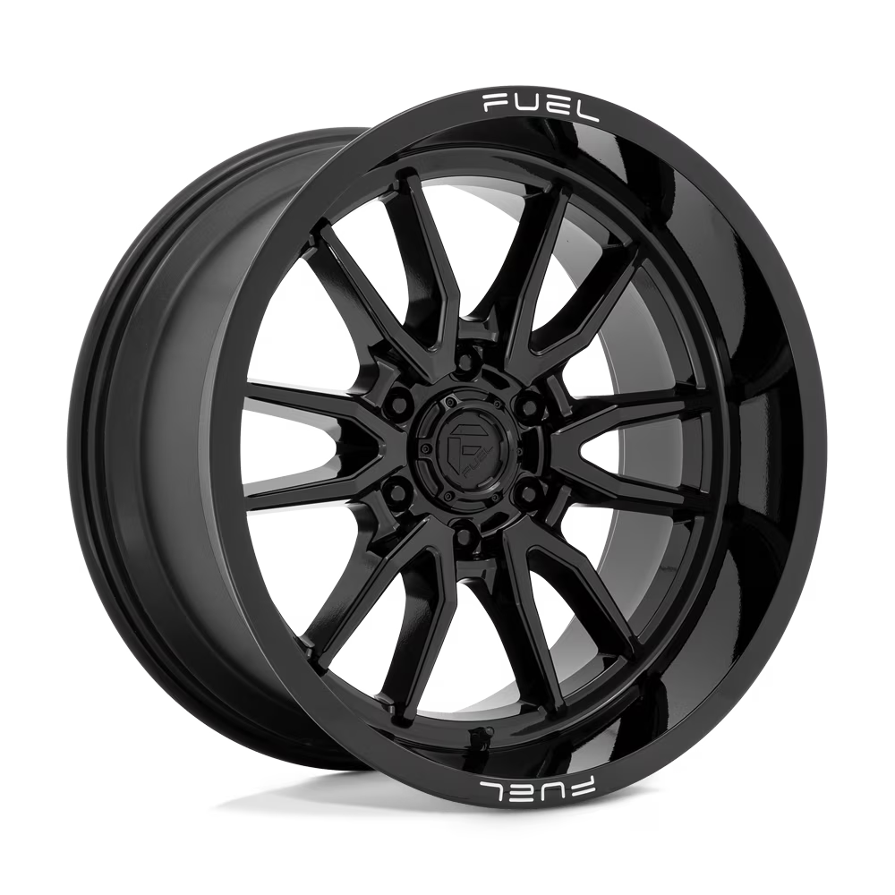 Fuel 1Pc D760 Clash 20X10 6X139.7 -18Et 106.1Cb Gloss Black Wheel