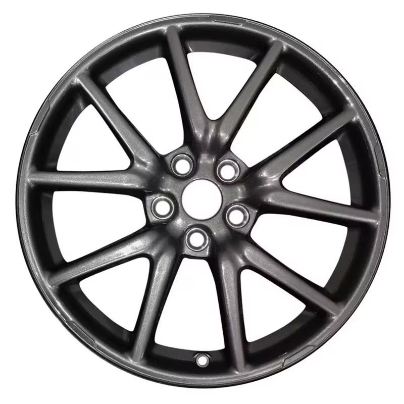 New 18  x 8.5  Charcoal Alloy Wheel Rim for 2017 2018 2019 2020 2021 Tesla Model 3
