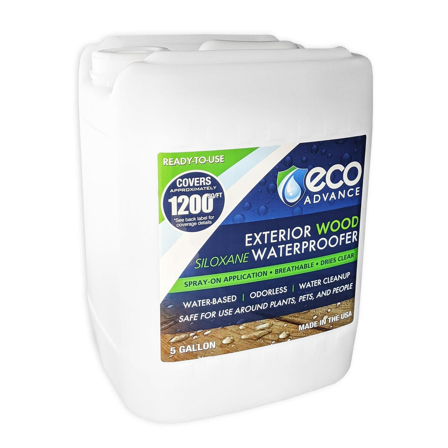 Eco Advance Wood Siloxane Waterproofer. Ready-to-Use. 5 Gallon