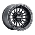 MetalFX Delta Beadlock 15x10 Wide ATV/UTV Wheel - Satin Black 4/156 +0mm [78310]