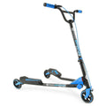 Yvolution Y Fliker Carver C3 Wiggle Scooter for Kids Age 7+ Years. Blue. Unisex