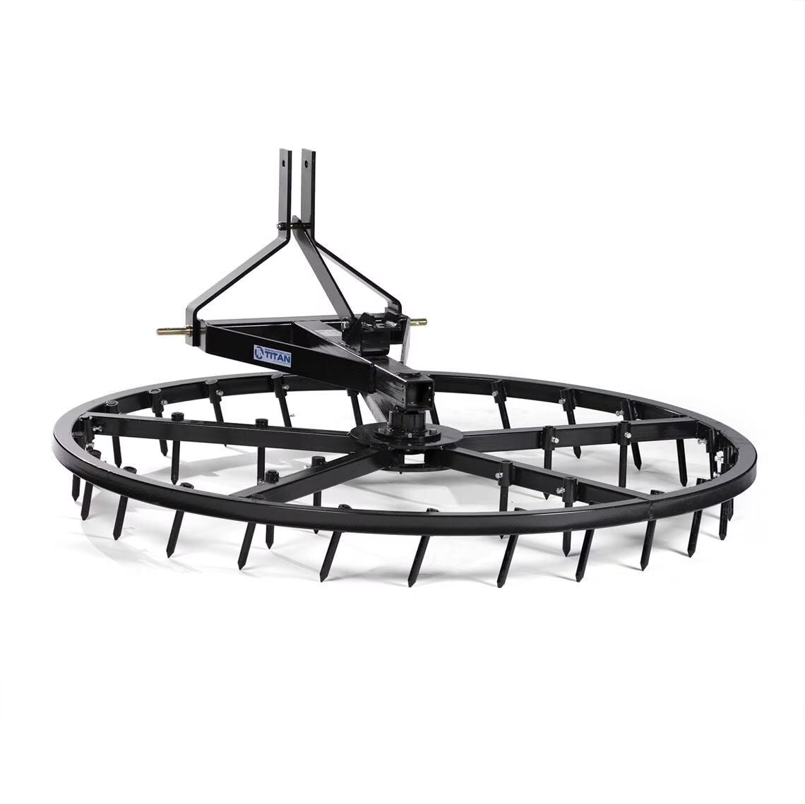 Titan Attachments Arena Spin Harrow Groomer 72  Cat 1 3 Point Quick Hitch HD