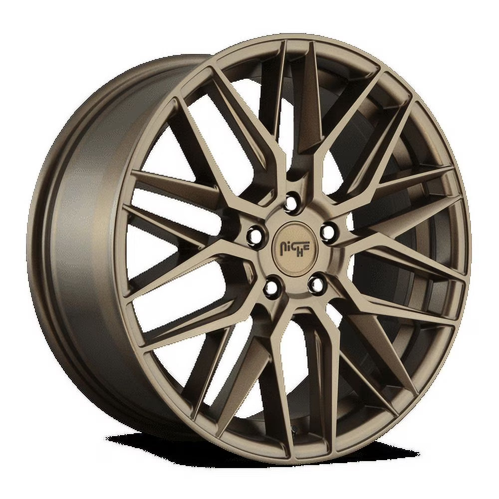 Niche 1PC Aluminum Rim M191 GAMMA 19X8.5in Matte Bronze Finish, M191198565+35
