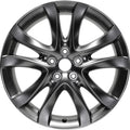 Remanufactured Painted Medium Smoked Hypersilver Aluminum Wheel 19 x 7.5 9965097590 fits 2014-2018 Mazda 6