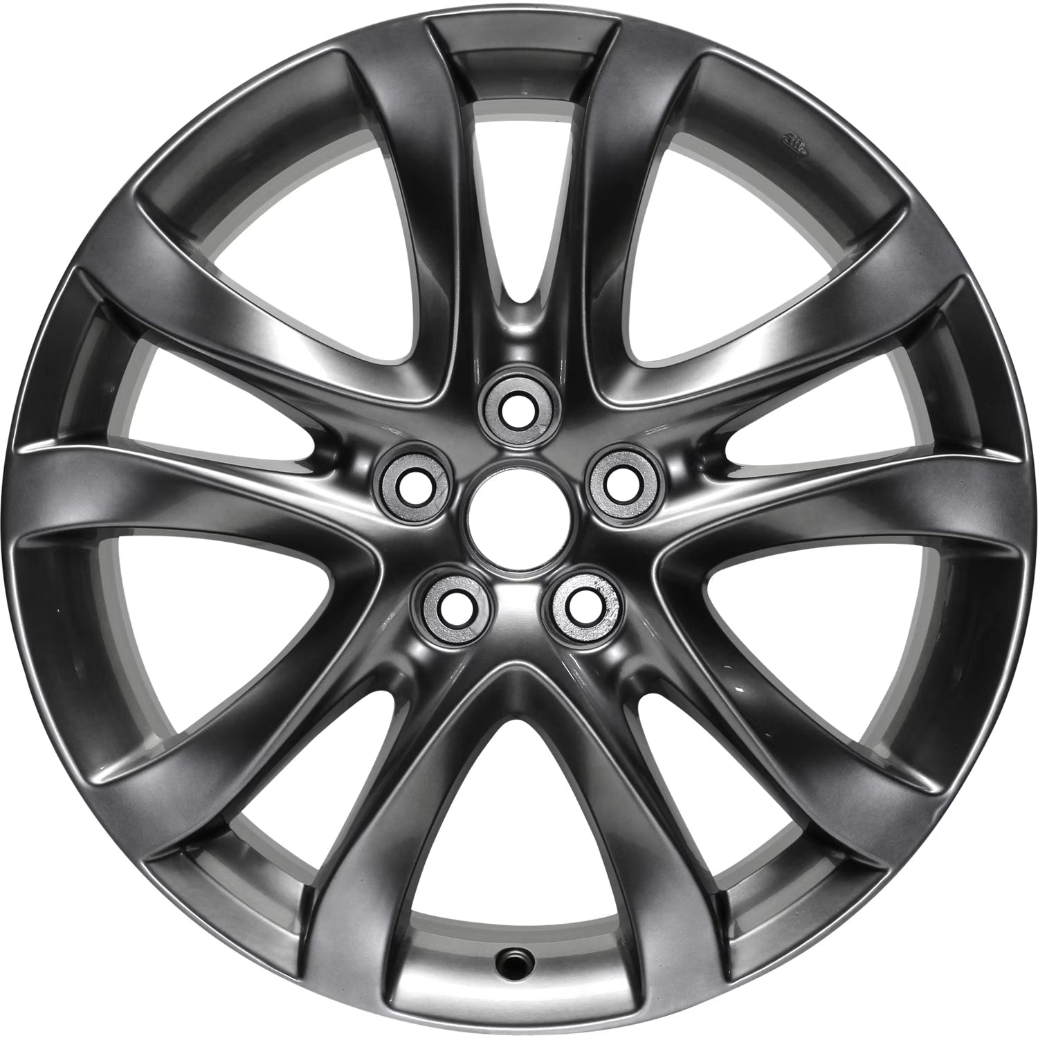 Remanufactured Painted Medium Smoked Hypersilver Aluminum Wheel 19 x 7.5 9965097590 fits 2014-2018 Mazda 6