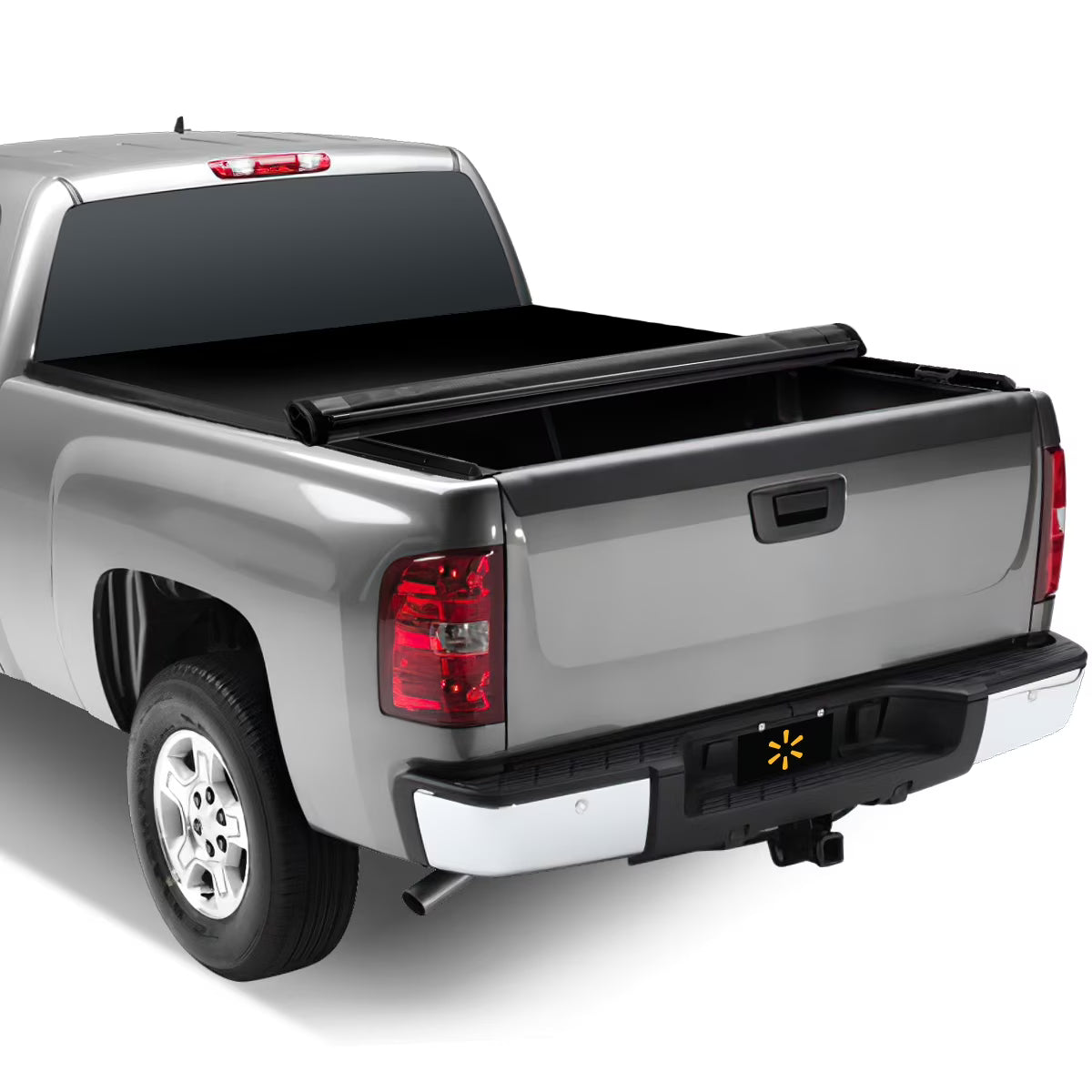 Auto Drive Soft Roll up Truck Bed Tonneau Cover Fits 1999-2006, 07 Classic Silverado / Sierra 1500 2500 HD 3500 HD 8FT Bed (96 )