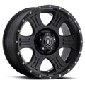 ICON Alloys Shield, Satin Black, 20 x 9 / 5 x 150, 16mm Offset, 5.625  BS Fits select: 2007-2021 TOYOTA TUNDRA, 2013-2021 LEXUS LX