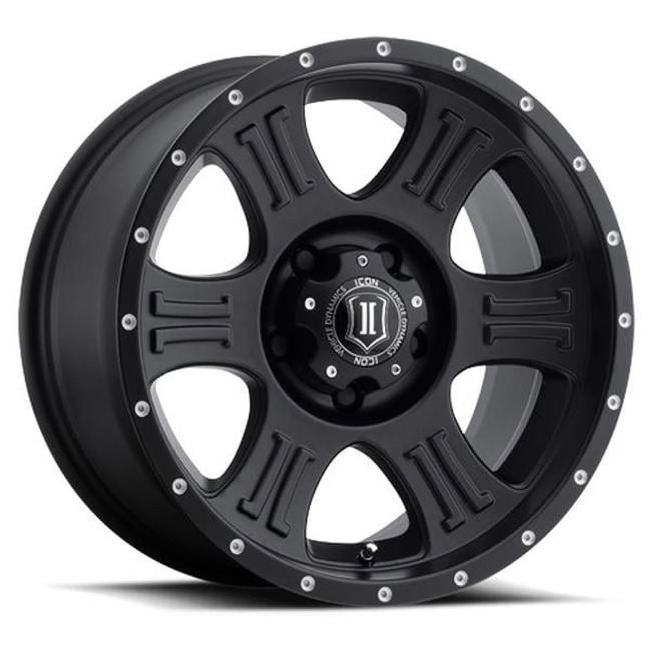 ICON Alloys Shield, Satin Black, 20 x 9 / 5 x 150, 16mm Offset, 5.625  BS Fits select: 2007-2021 TOYOTA TUNDRA, 2013-2021 LEXUS LX