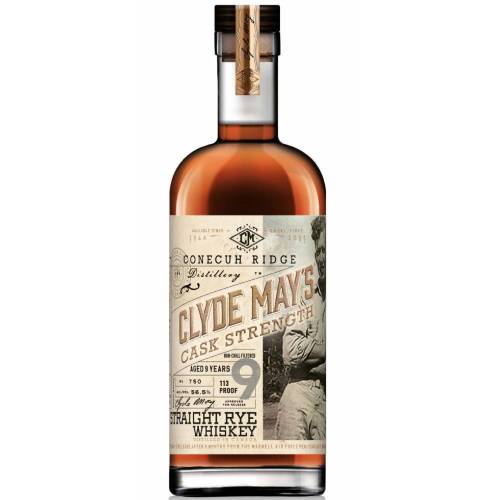Clyde May¡¯s Releases a 9-Year-Old Cask Strength Straight Rye Whiskey - 750ML