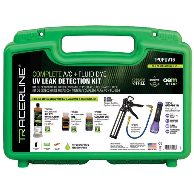 Complete AC & Fluid Dye UV Leak Detection Kit