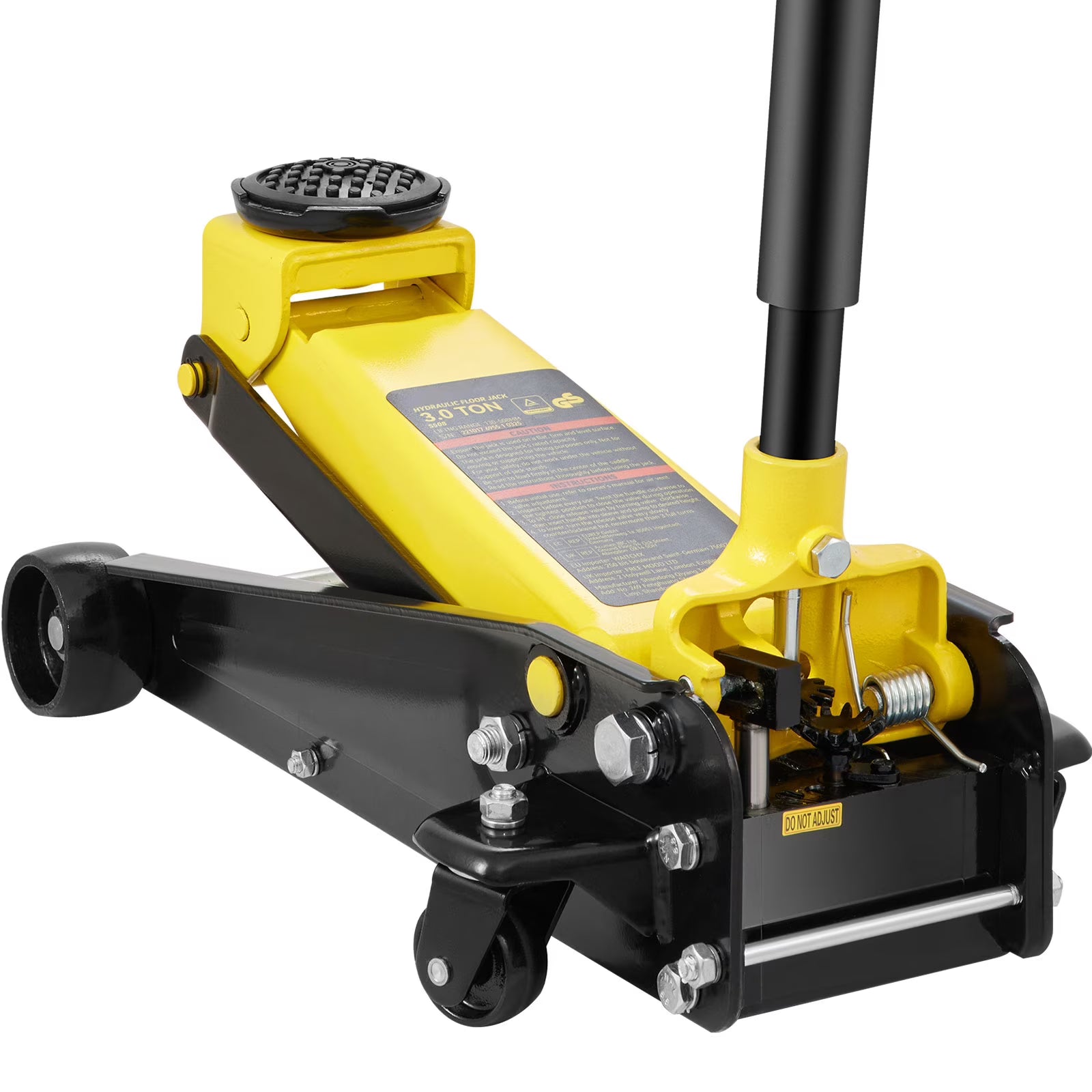 KFFKFF Ground Lift, 3 Ton Compact Ground Elevator, Robust Steel Sport Ground Lift with Swift Single Piston Pump, Ground Lift Elevation Range 5.12 -20 