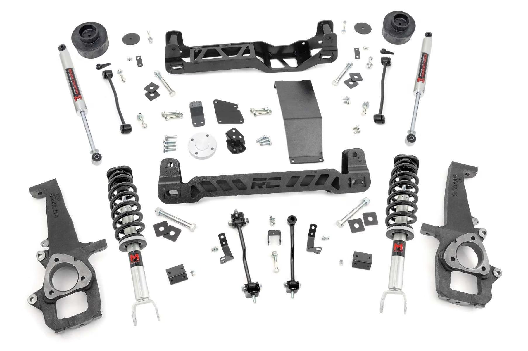 Rough Country 4  Lift Kit w/M1 Struts for 2012-2018 Ram 1500 4WD - 33340