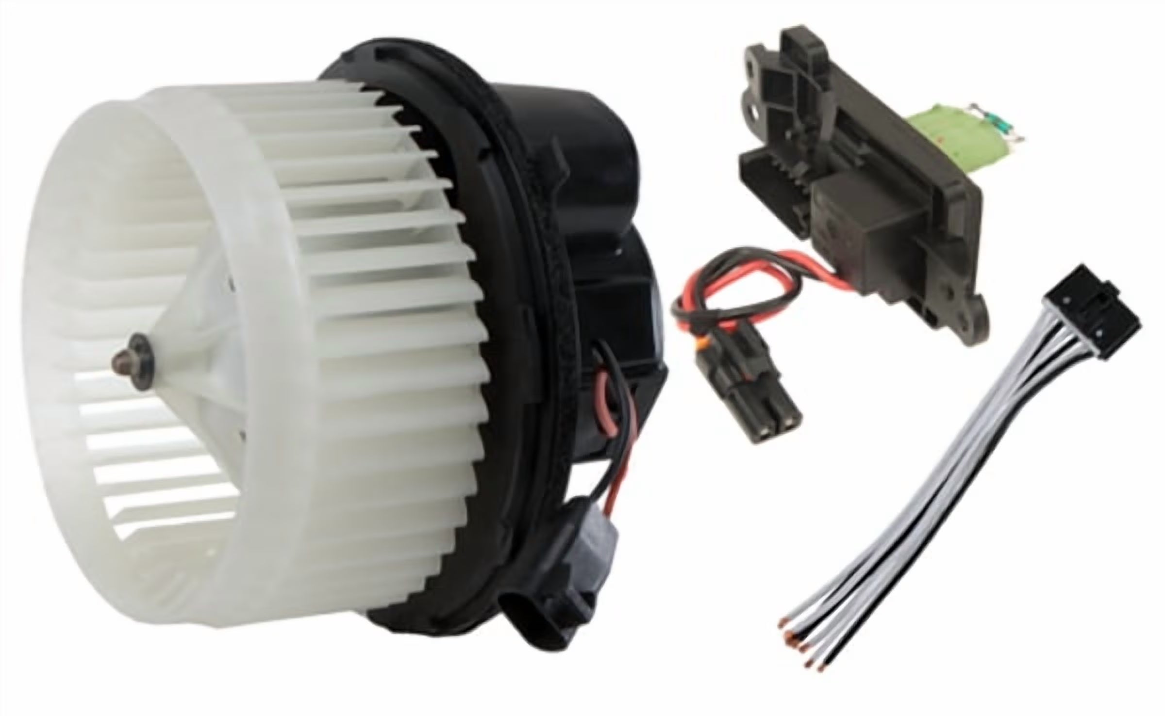 Four 75748BRK3 Blower Motor Kit Fits select: 2003-2007 CHEVROLET SILVERADO, 2003-2006 CHEVROLET TAHOE