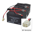 AlveyTech 36V 12 Ah Replacement Battery Pack for Razor SX500 Dirt Rocket Bike (with Wiring Harness)