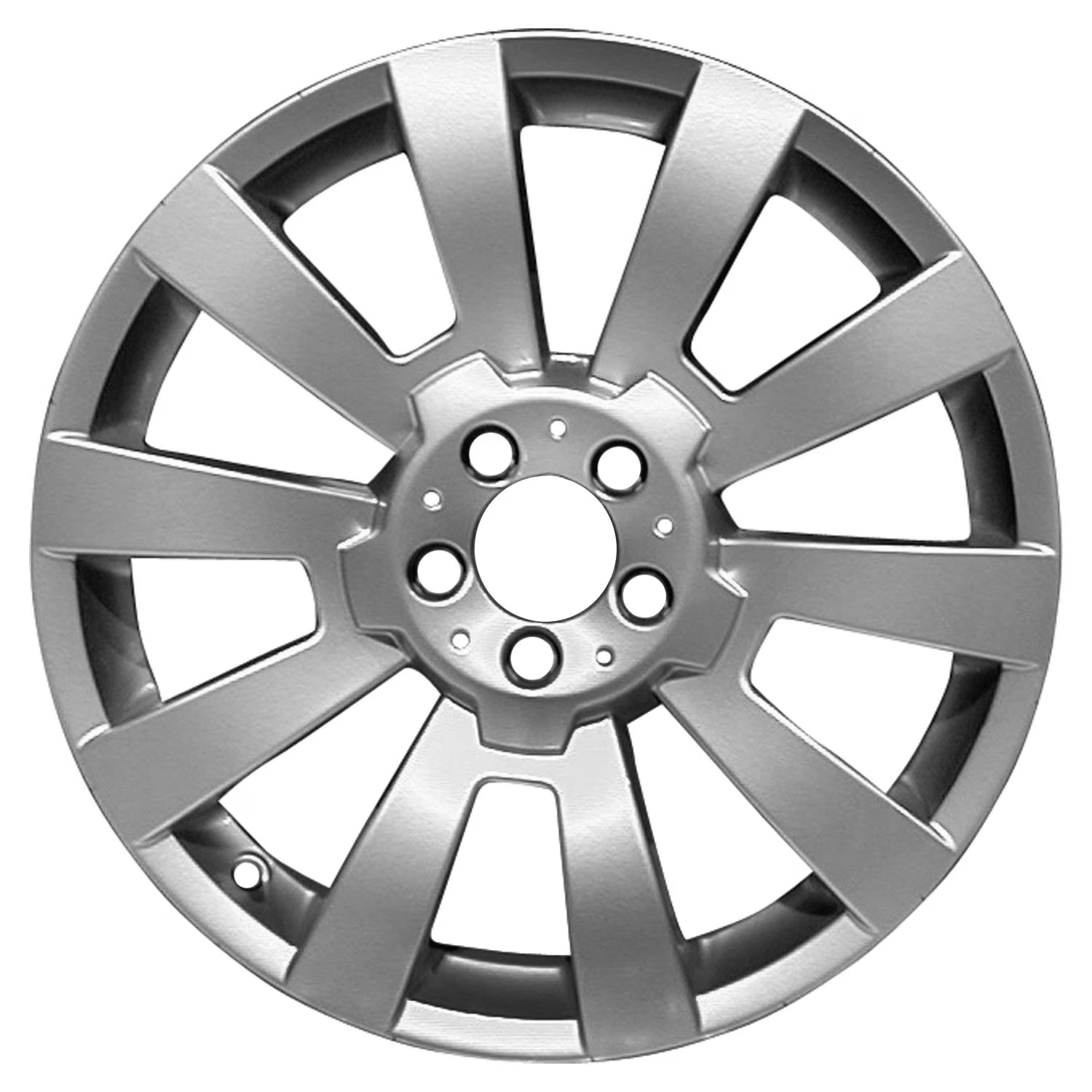 Remanufactured Painted Silver Front Aluminum Wheel 19 x 7.5 2044011502 fits 2010-2012 Mercedes-Benz GLK350