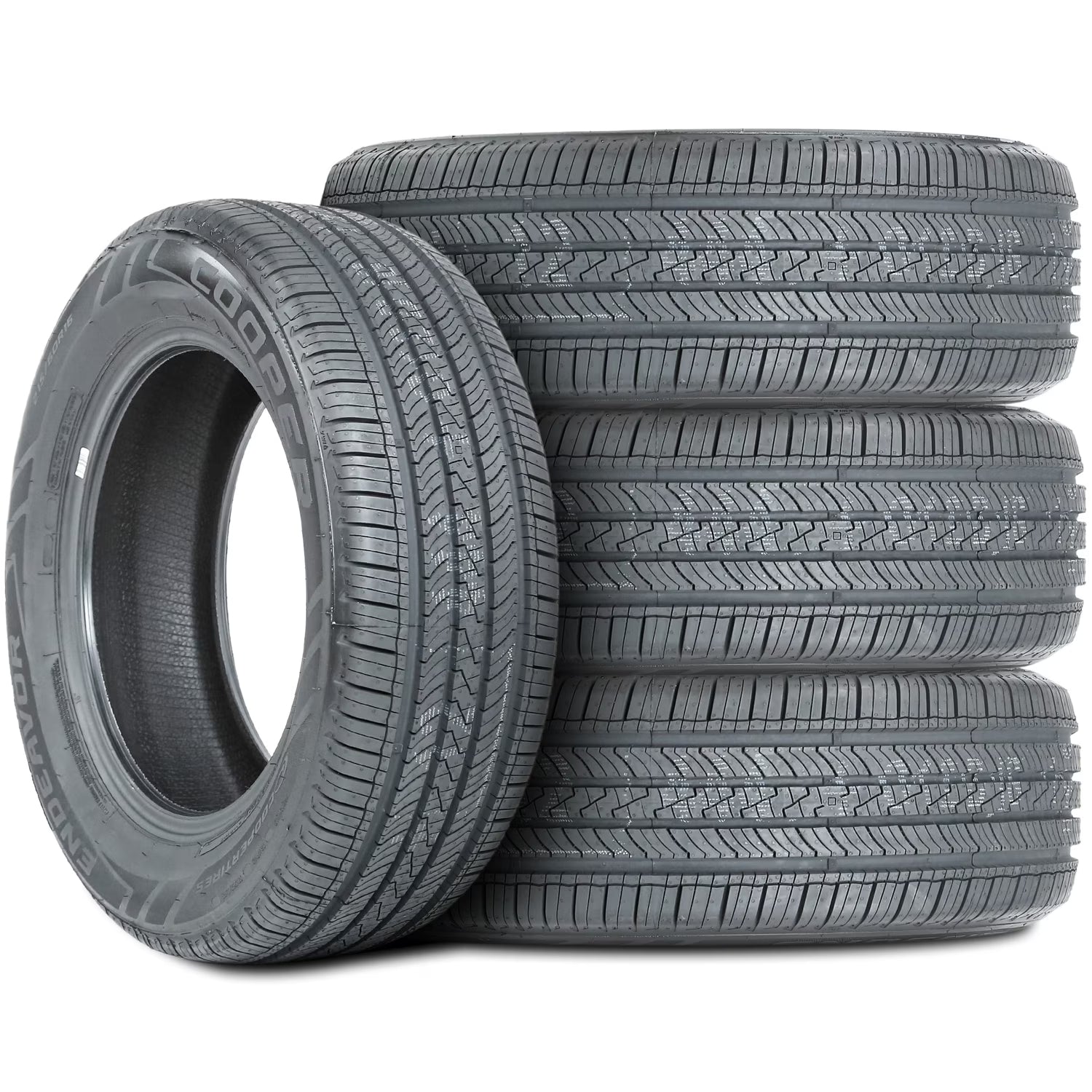 Set of 4 (FOUR) Cooper Endeavor 235/40R19 96V XL AS A/S All Season Tires Fits: 2014-20 Ford Fusion Titanium, 2018 Honda Accord EX-L