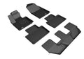 3D MAXpider Custom Fit Kagu Floor Mat (Black) Compatible with Volvo Xc90 T8 Twin Engine 2015-2025 - Full Set