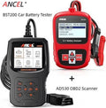 ANCEL AD530 OBD2 Scanner and ANCEL BST200 12V Car Battery Tester